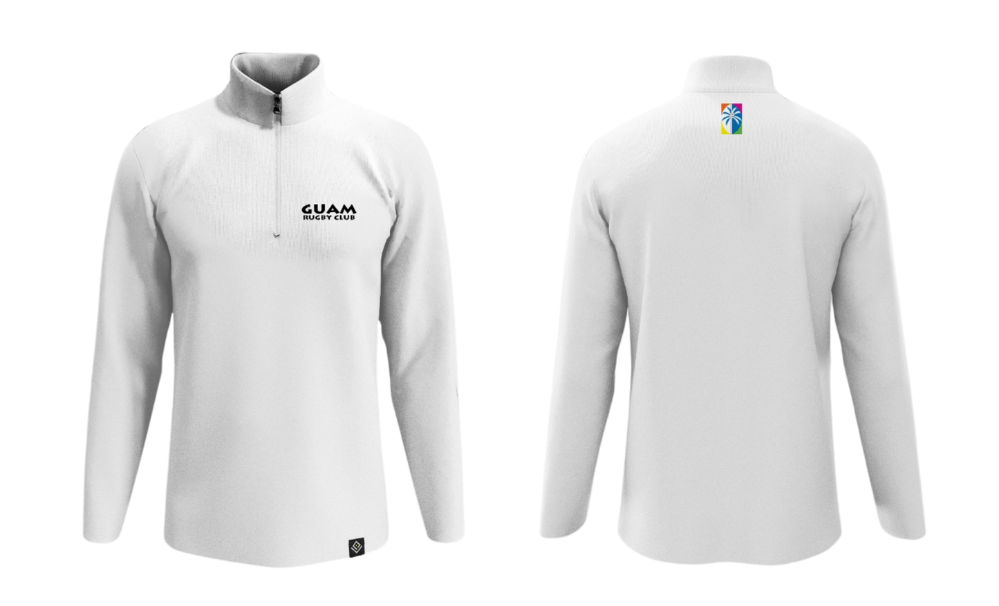 GUAM RUGBY CLUB Sublimated Quarter Zipper with Collar Long Sleeve (Dri Fit)