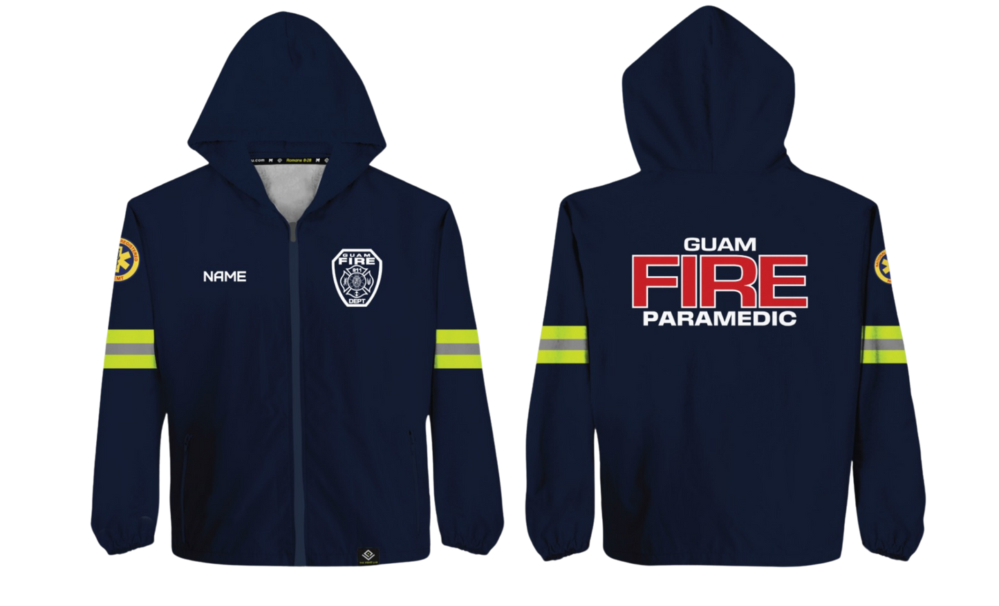 GUAM FIRE PARADEMIC - Sublimated Softshell Jacket (With NREMT Logo)