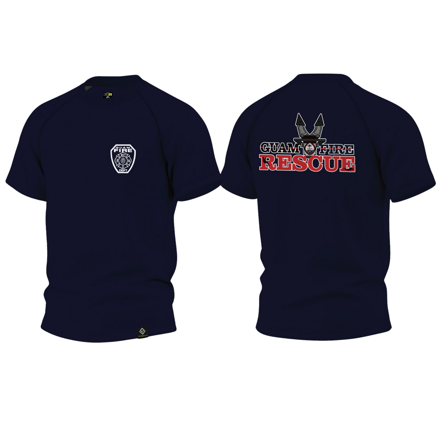 GUAM FIRE DEPT. Sublimated Raglan T-shirt (GUAM FIRE RESCUE)