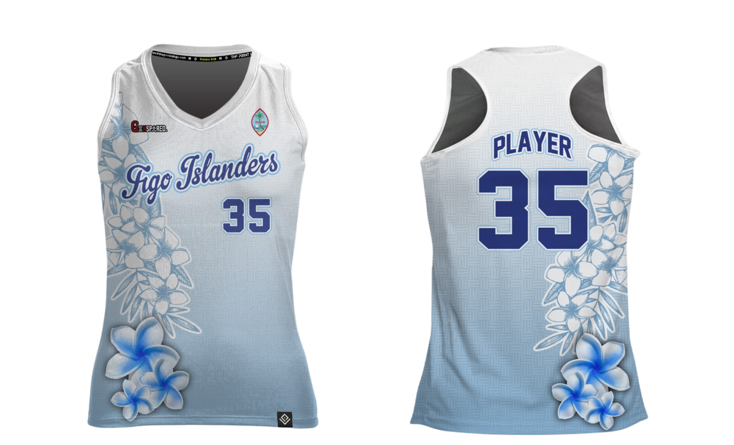 FIGO ISLANDERS 50's 2025 Women's Sublimated Racer Back