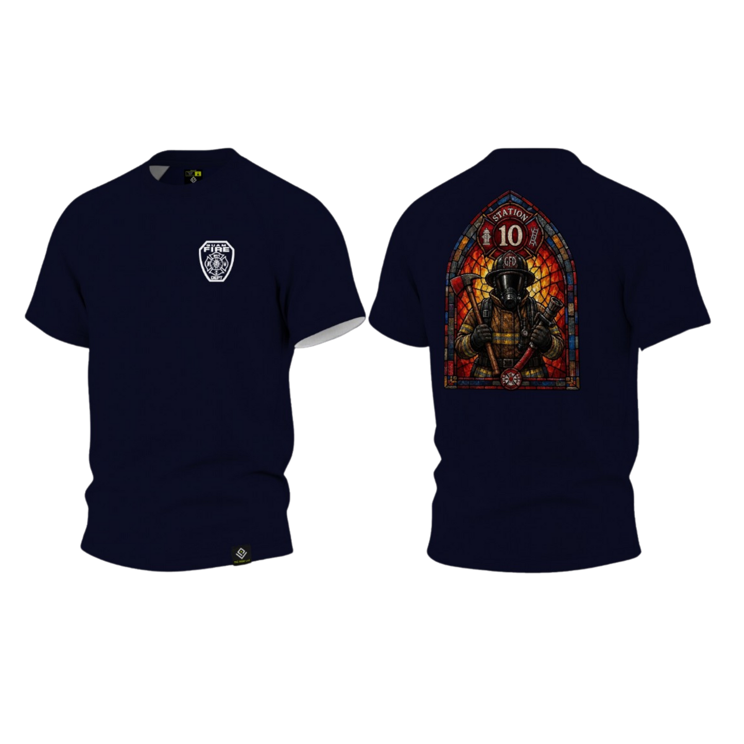 GUAM FIRE DEPARTMENT Sublimated Raglan T-shirt (Station 10)