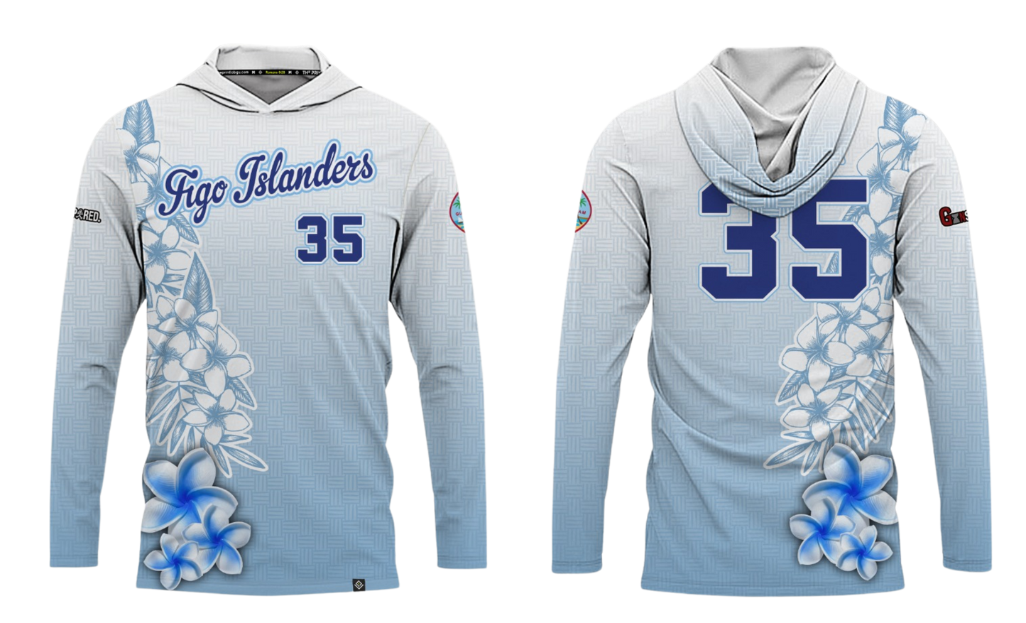 FIGO ISLANDERS 50's 2025 Men's Sublimated Long Sleeve with Hood