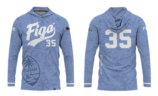 FIGO ISLANDERS 40'S 2025 Men's Sublimated Long Sleeve with Hood