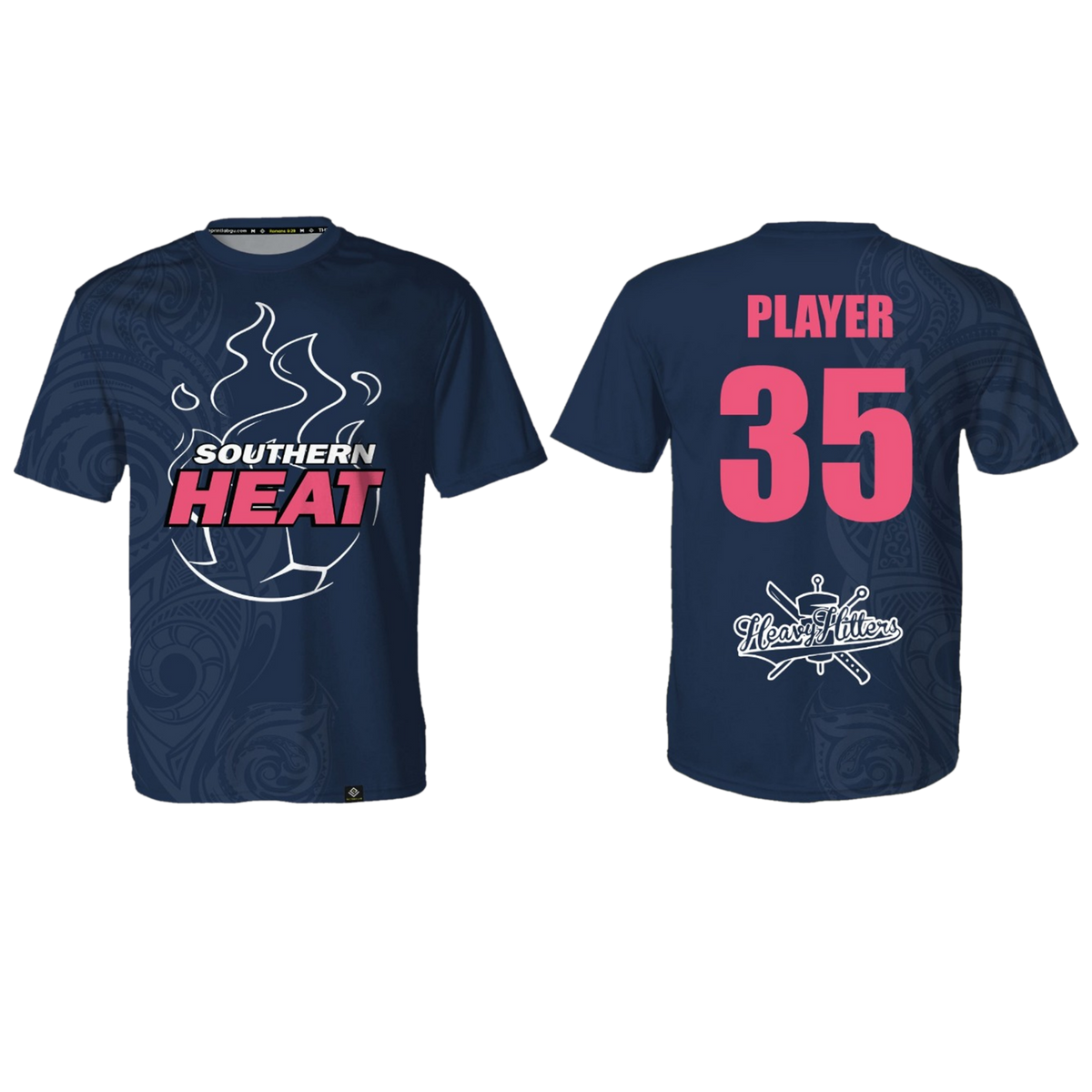 SOUTHERN HEAT SOCCER Sublimated T-shirt (Blue)