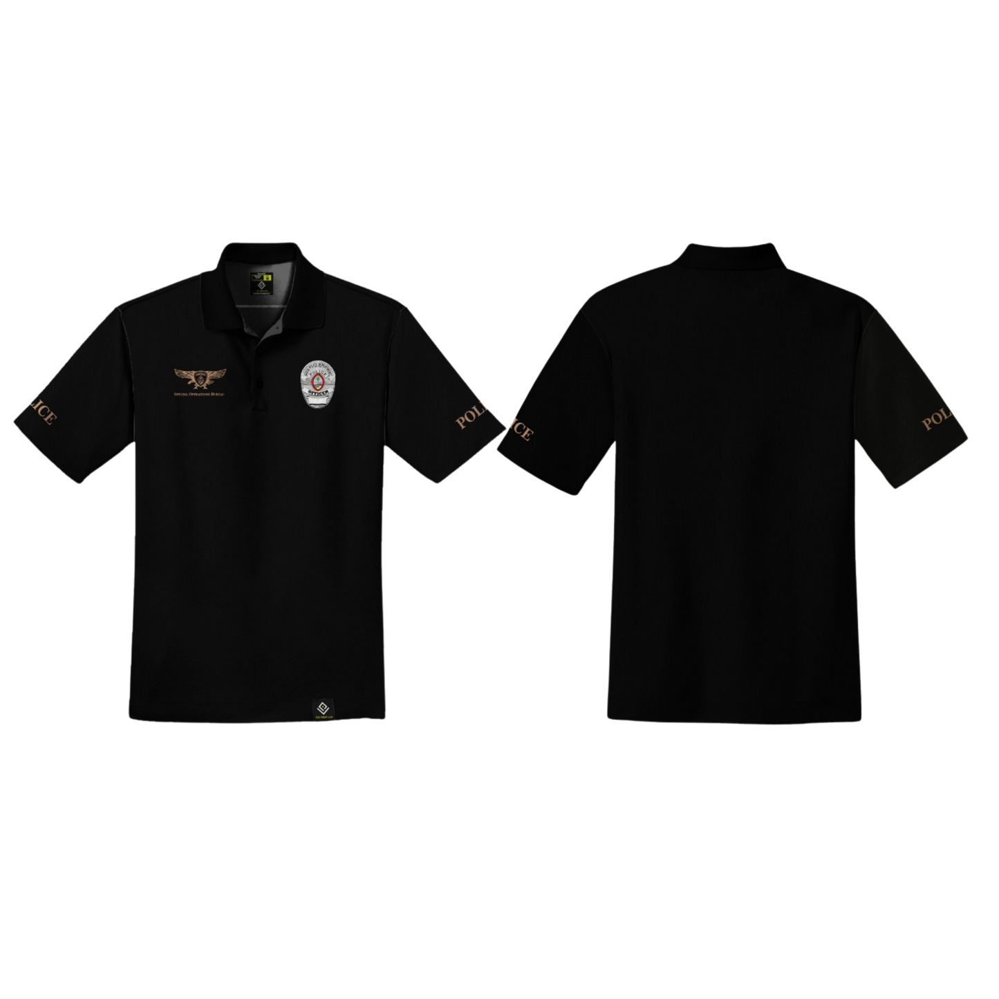 GPD RANGE SAFETY TEAM Sublimated Men's 3 Button Polo Shirt (POLICE)