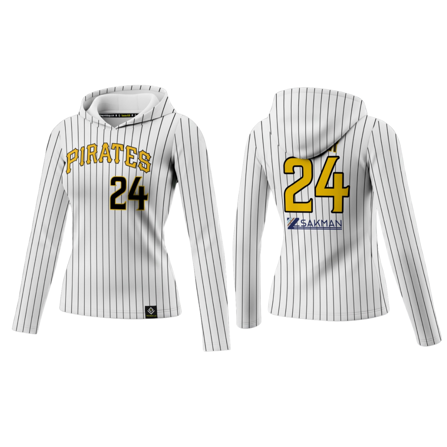PIRATES Sublimated Women's Long Sleeve with Hood