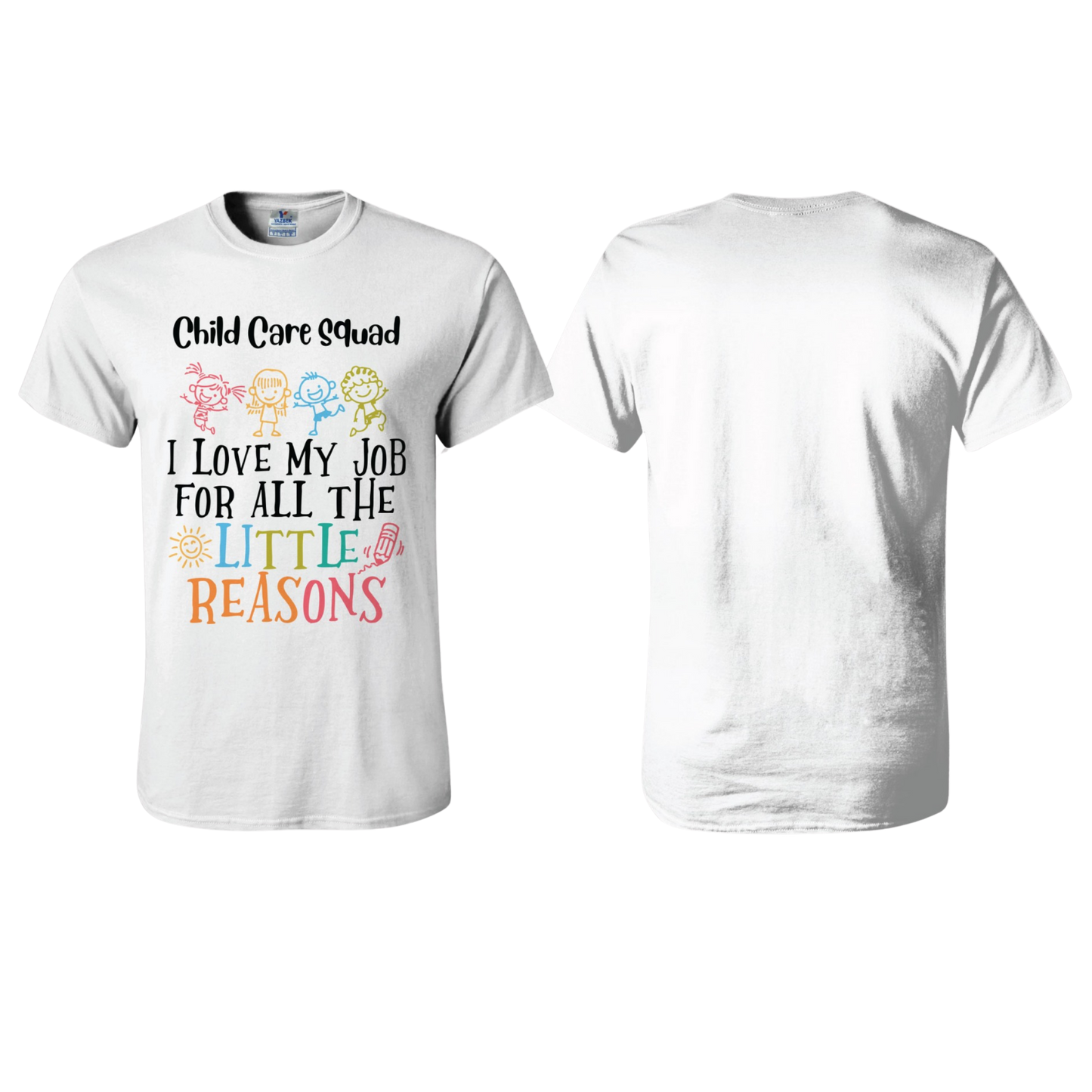CHILD CARE Screen Print T-shirt