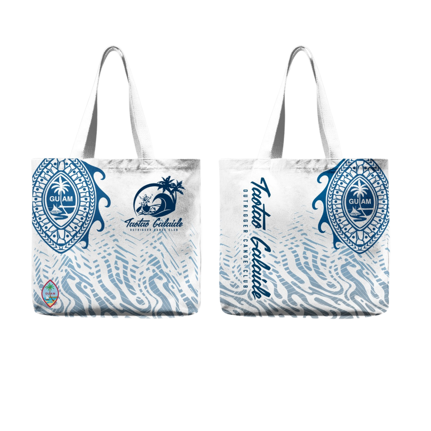 TAOTAO GALAIDE OUTRIGGER CANOE CLUB Sublimated Tote Bag (15 x 12 x 4 inches)