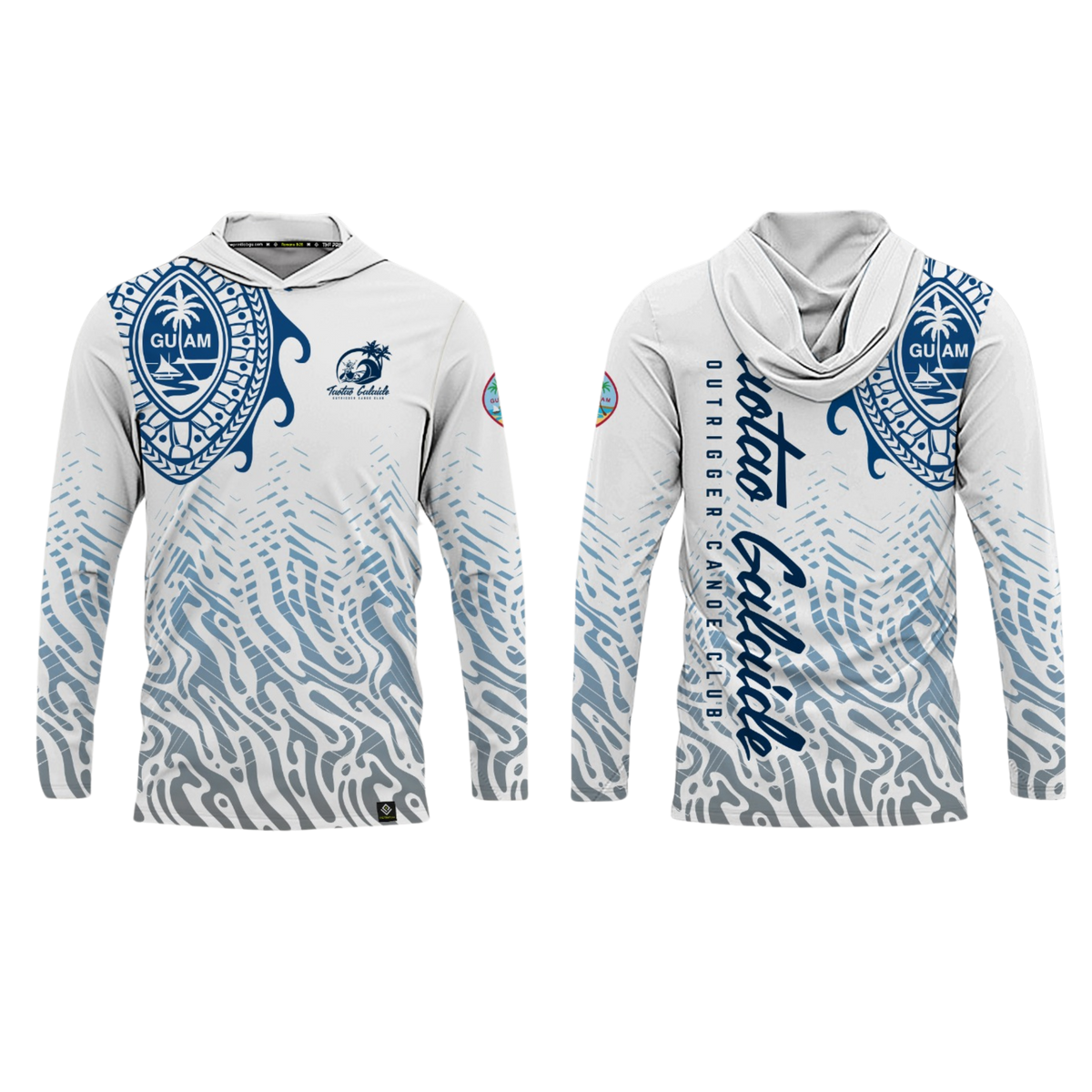 TAOTAO GALAIDE OUTRIGGER CANOE CLUB Sublimated Men's Longsleeve with Hood
