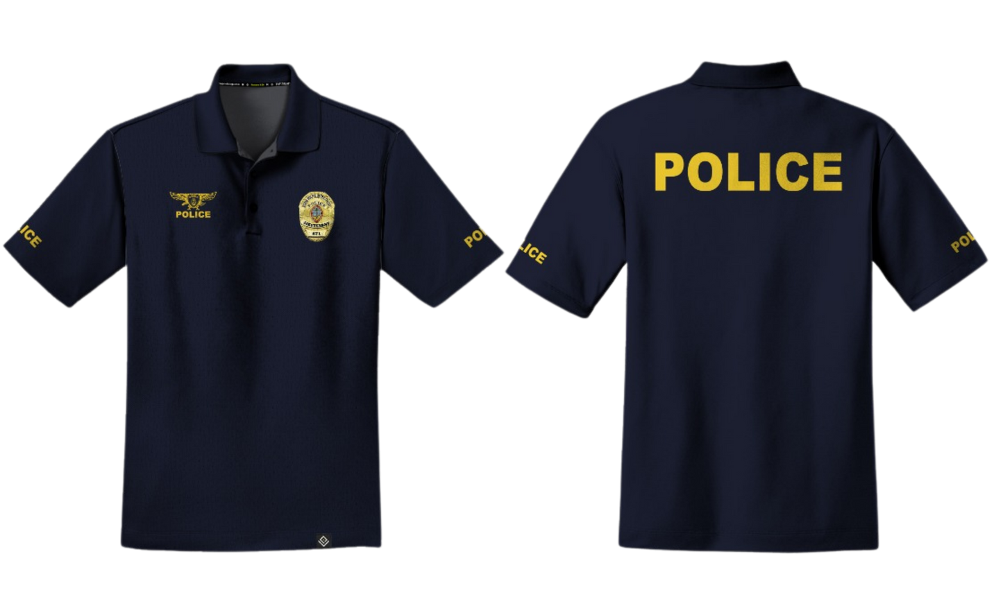 GUAM POLICE DEPT. Sublimated Men's 3 Button Polo (LIEUTENANT 671)