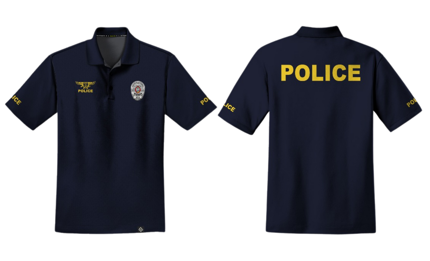GUAM POLICE DEPT. Sublimated Men's 3 Button Polo (OFFICER 671)