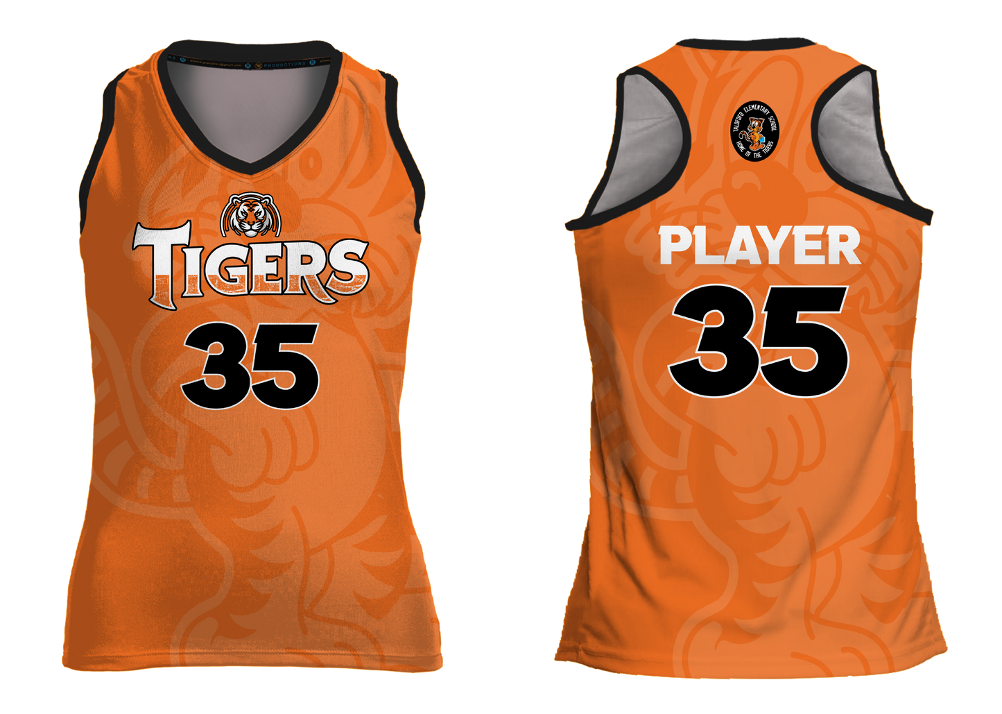 TALAFOFO - TIGERS Sublimated Women's Racer Back
