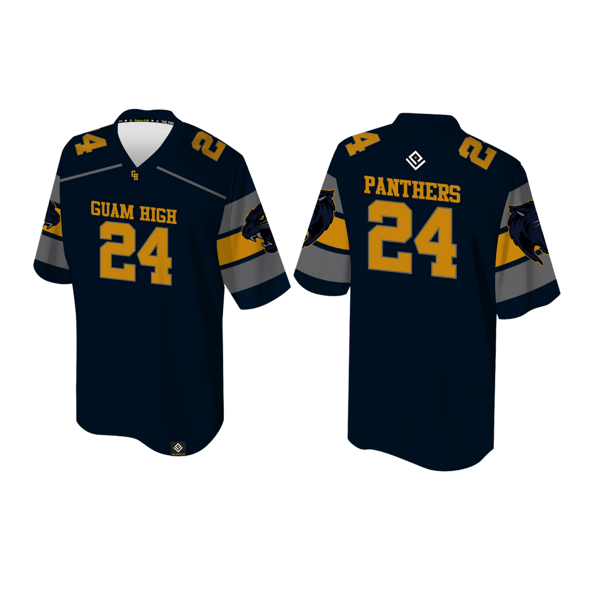 GUAM HIGHSCHOOL FOOTBALL Sublimated Men's Football Fan Jersey