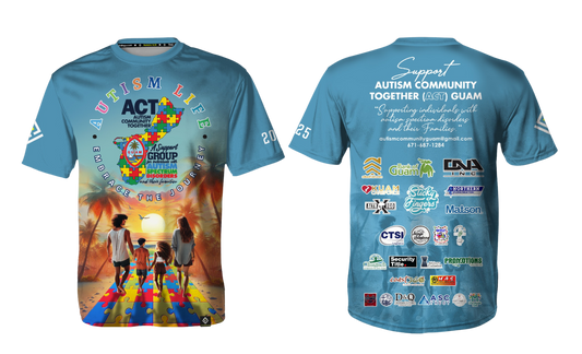 AUTISM COMMUNITY TOGETHER Sublimated Men's T-shirt