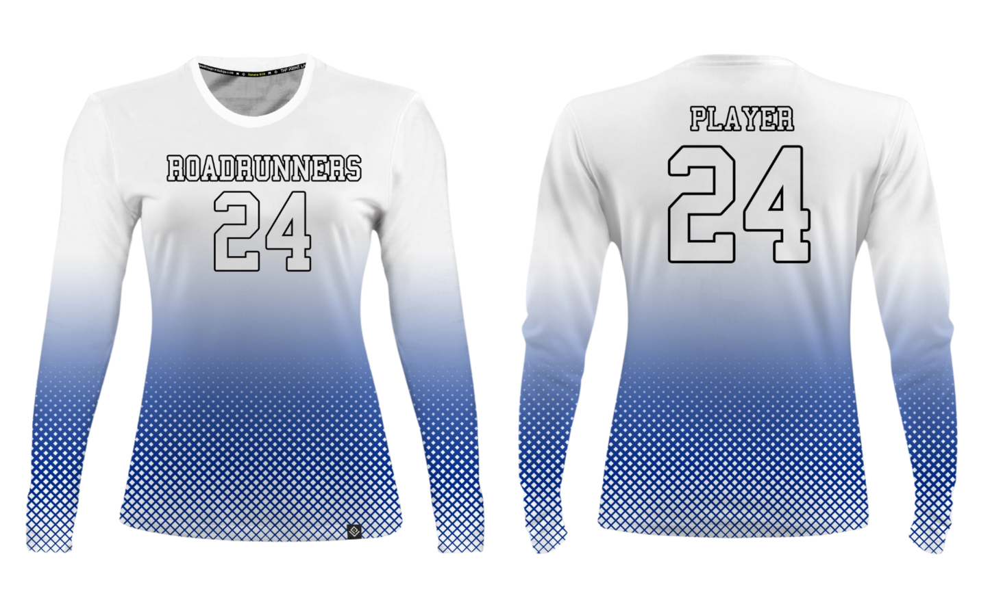 ROADRUNNERS GIRLS VOLLEYBALL (HOME JERSEY) Sublimated Women's Long Sleeve