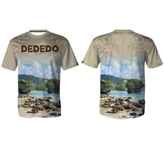 DEDEDO Sublimated Men's T-shirt Senior Center (Beige)