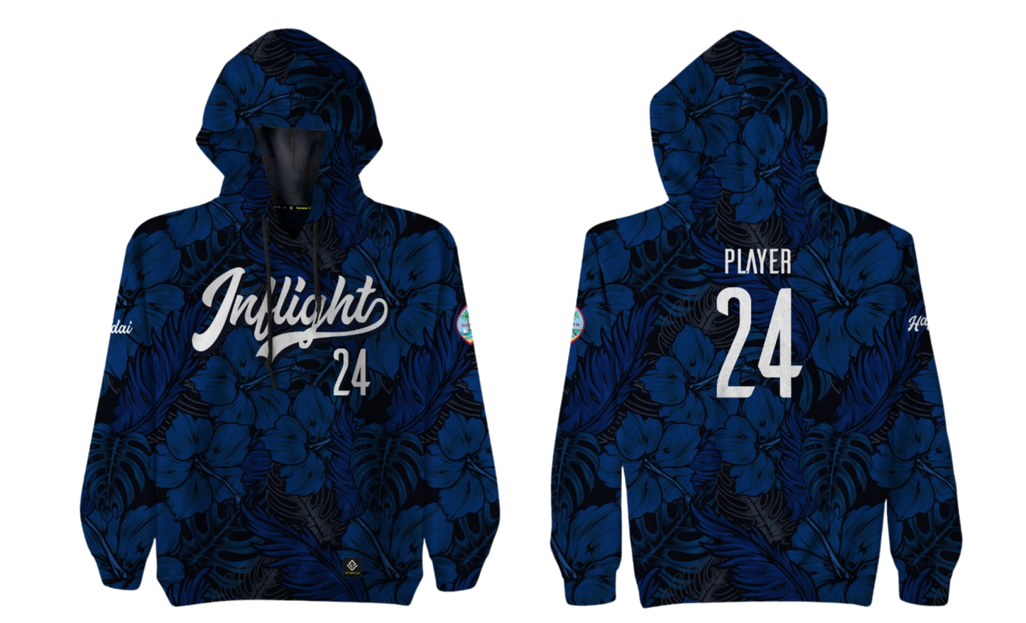 UNITED INFLIGHT Sublimated Men's Pullover Hoodie Jacket