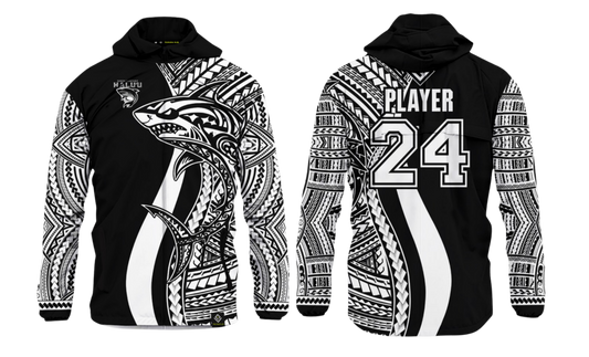 SSHS RUGBY Sublimated Men's Lightweight Windbreaker Jacket (Black)