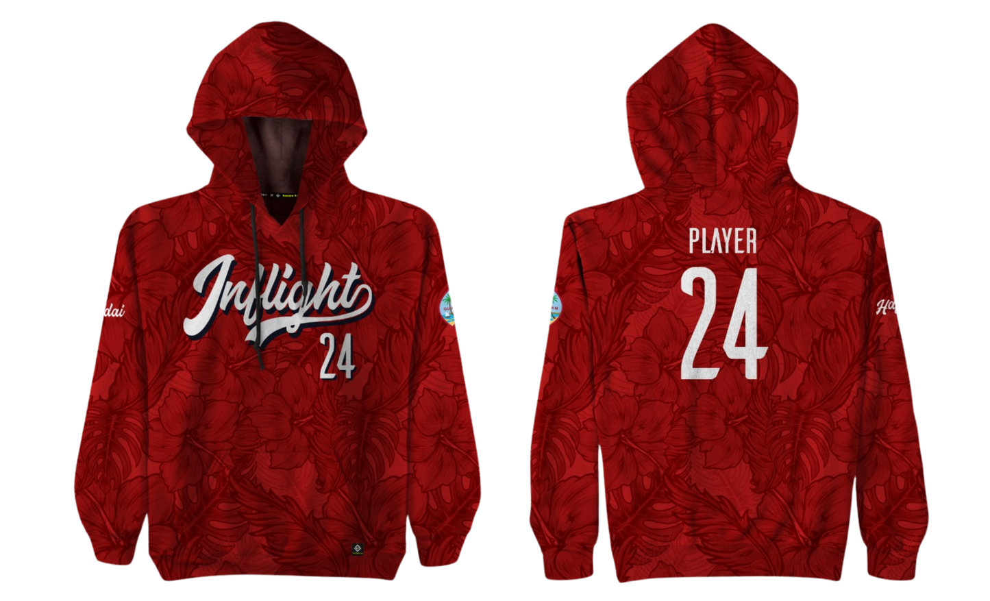 UNITED INFLIGHT Sublimated Men's Pullover Hoodie Jacket