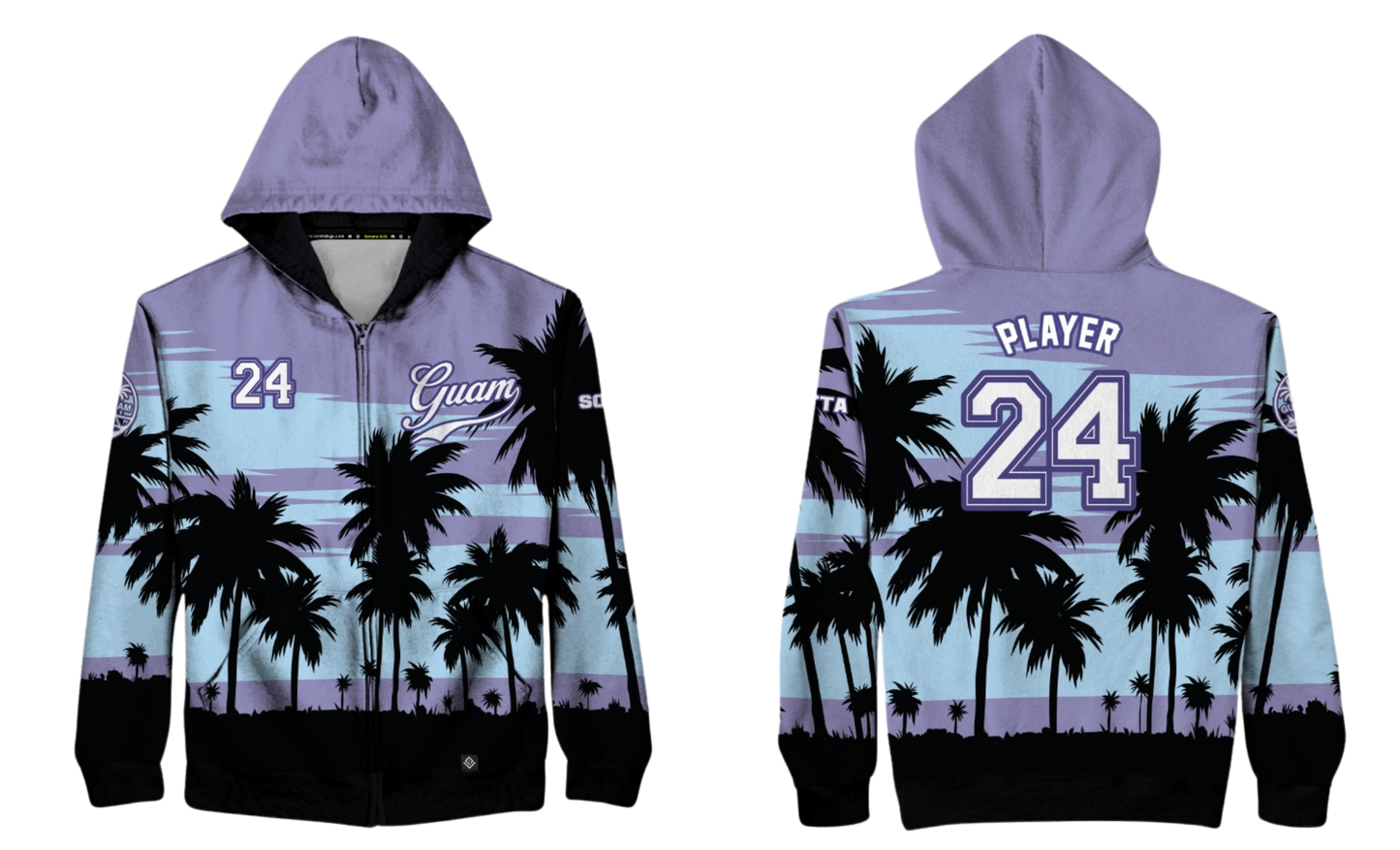 TEAM SOTTA Sublimated Zipper Hoodie