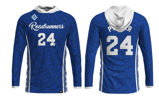 ROADRUNNERS BOYS VOLLEYBALL Sublimated Men's Long Sleeve with Hood
