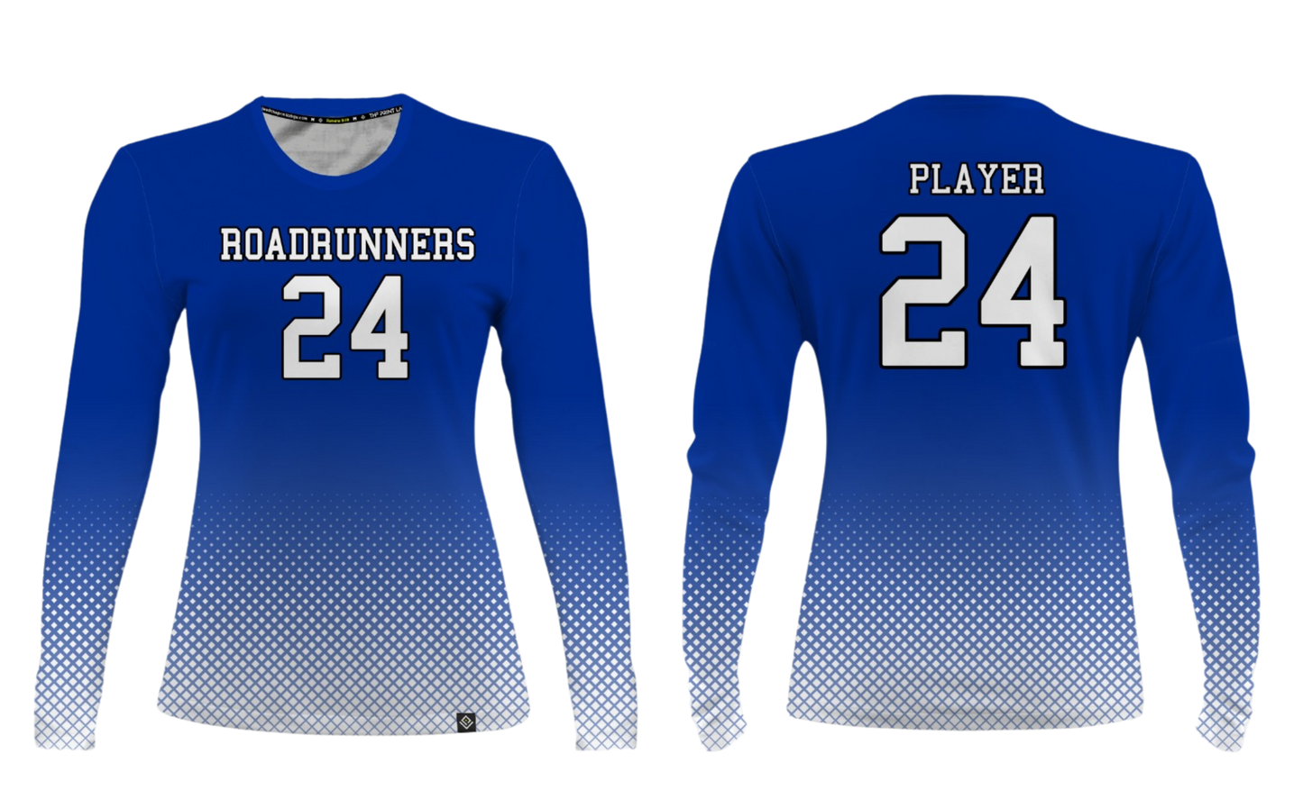 ROADRUNNERS GIRLS VOLLEYBALL (HOME JERSEY) Sublimated Women's Long Sleeve