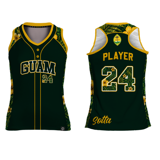 SOTTA SOFTBALL Sublimated Women's Racer Back (Green)