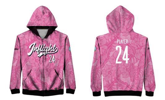 UNITED INFLIGHT Sublimated Men's Hybrid Zipper Hoodie Jacket
