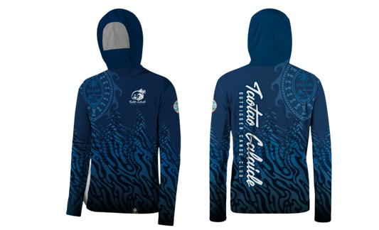 TAOTAO GALAIDE OUTRIGGER CANOE CLUB Sublimated Men's Long Sleeve Hoodie with Mask
