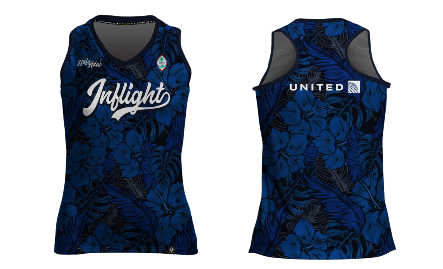 UNITED INFLIGHT Sublimated Women's Racer Back
