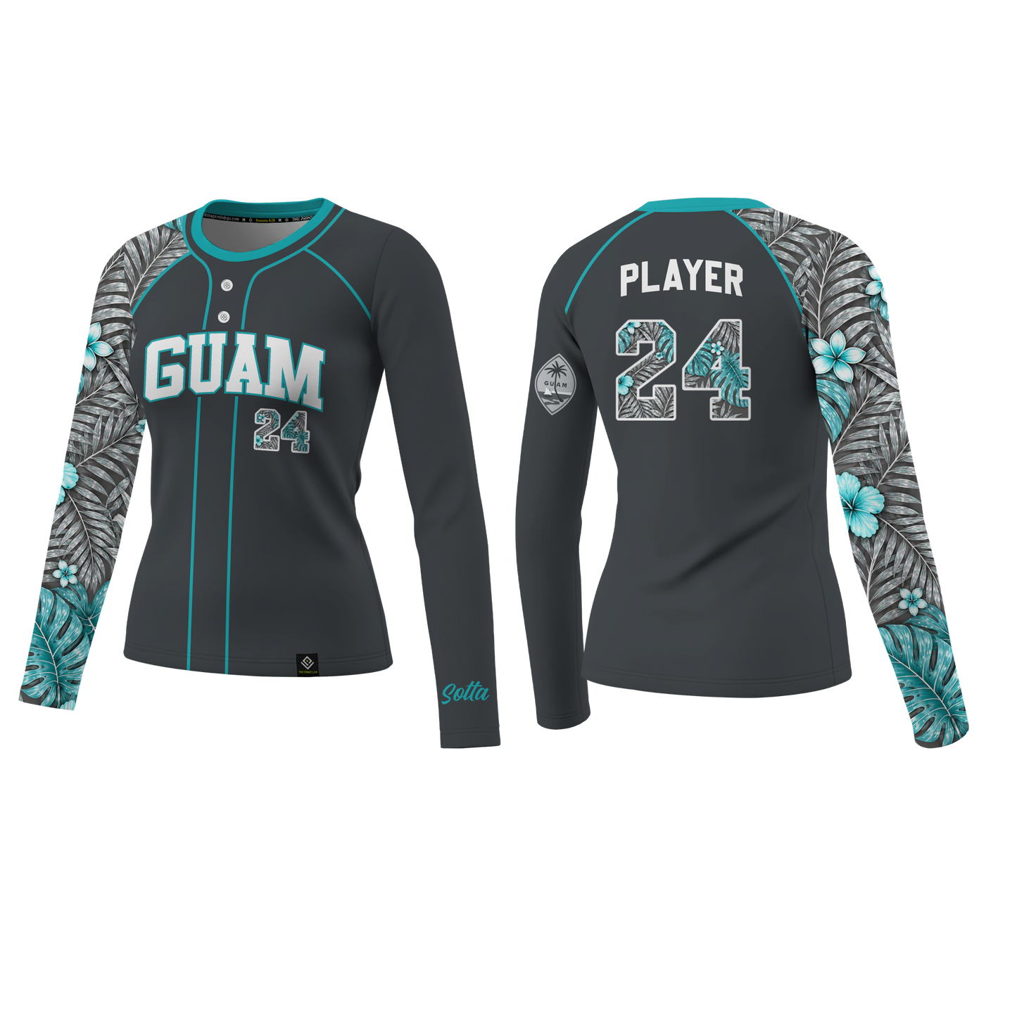 SOTTA SOFTBALL Sublimated Women's Long Sleeve (Gray)