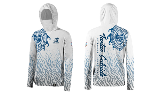 TAOTAO GALAIDE OUTRIGGER CANOE CLUB Sublimated Men's Long Sleeve Hoodie with Mask