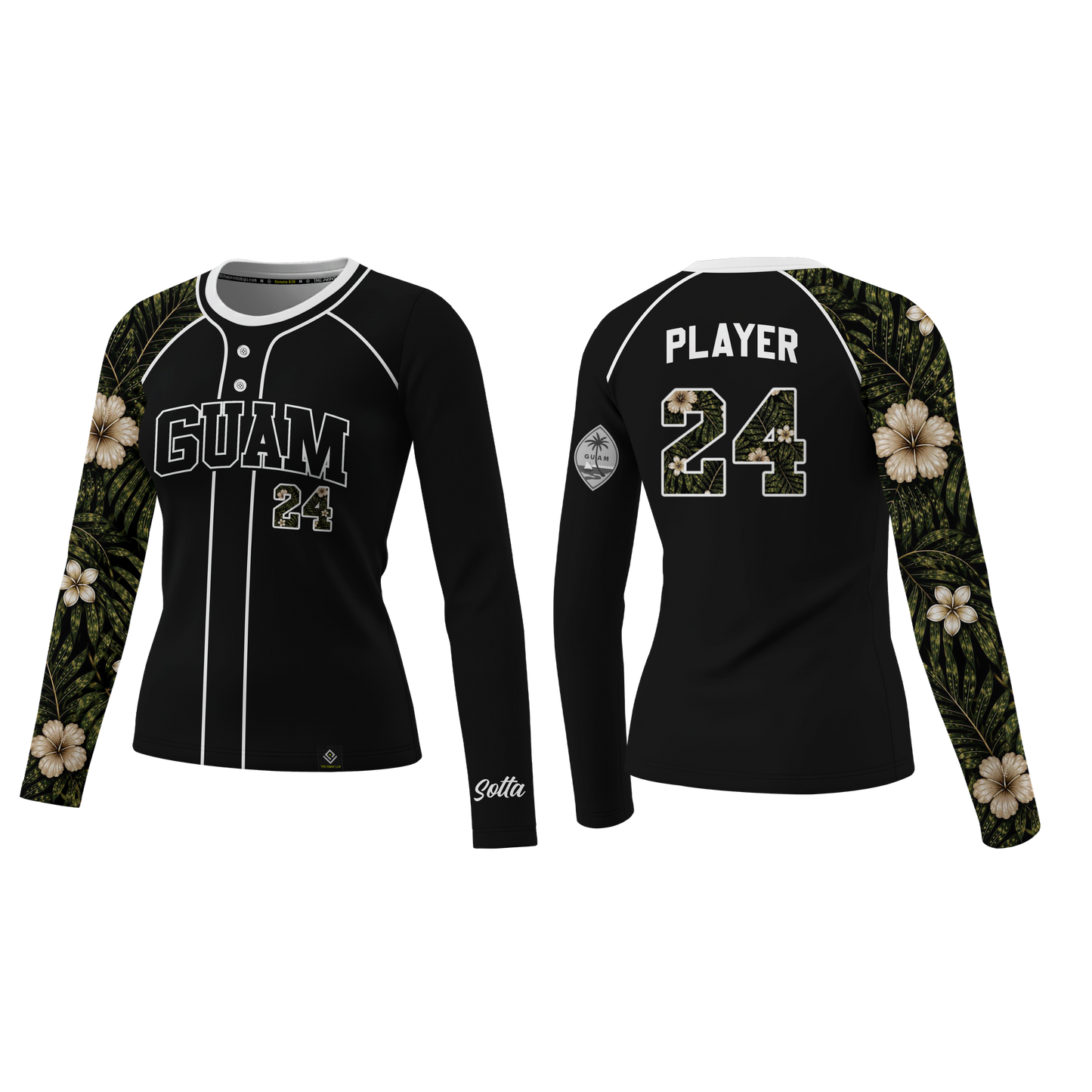 SOTTA SOFTBALL Sublimated Women's Long Sleeve (Black)