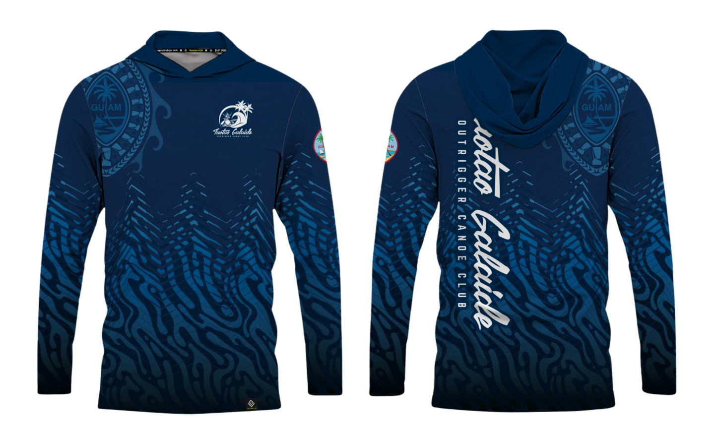 TAOTAO GALAIDE OUTRIGGER CANOE CLUB Sublimated Men's Longsleeve with Hood