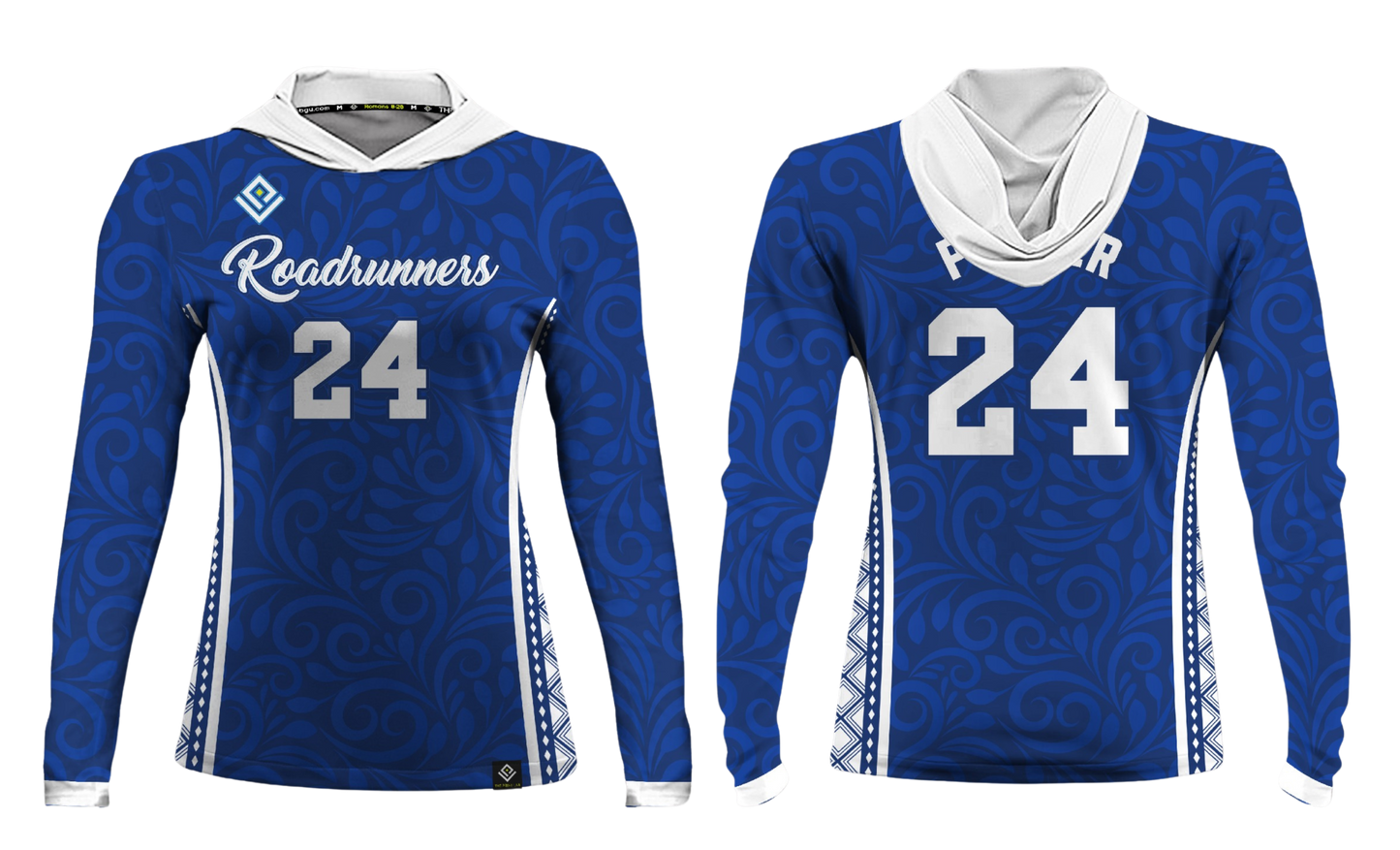 ROADRUNNERS BOYS VOLLEYBALL Sublimated Women's Long Sleeve with Hood