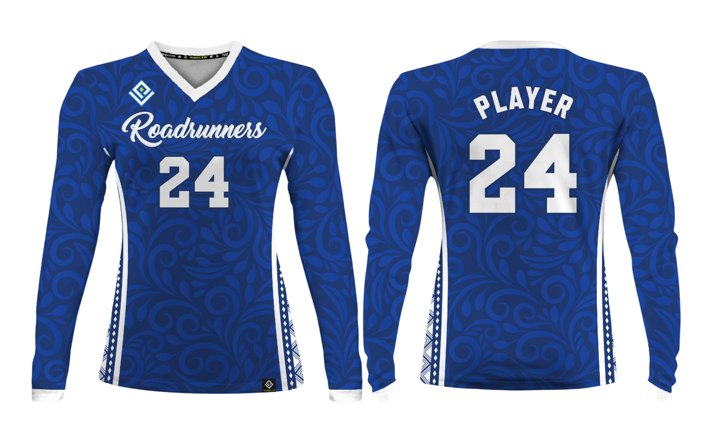 ROADRUNNERS BOYS VOLLEYBALL Sublimated Women's Long Sleeve