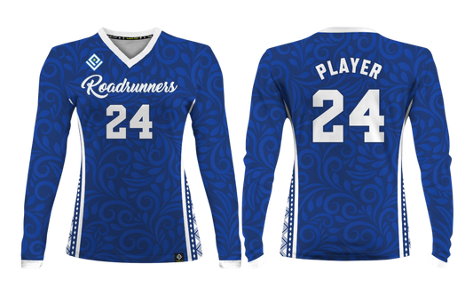 ROADRUNNERS BOYS VOLLEYBALL Sublimated Women's Long Sleeve
