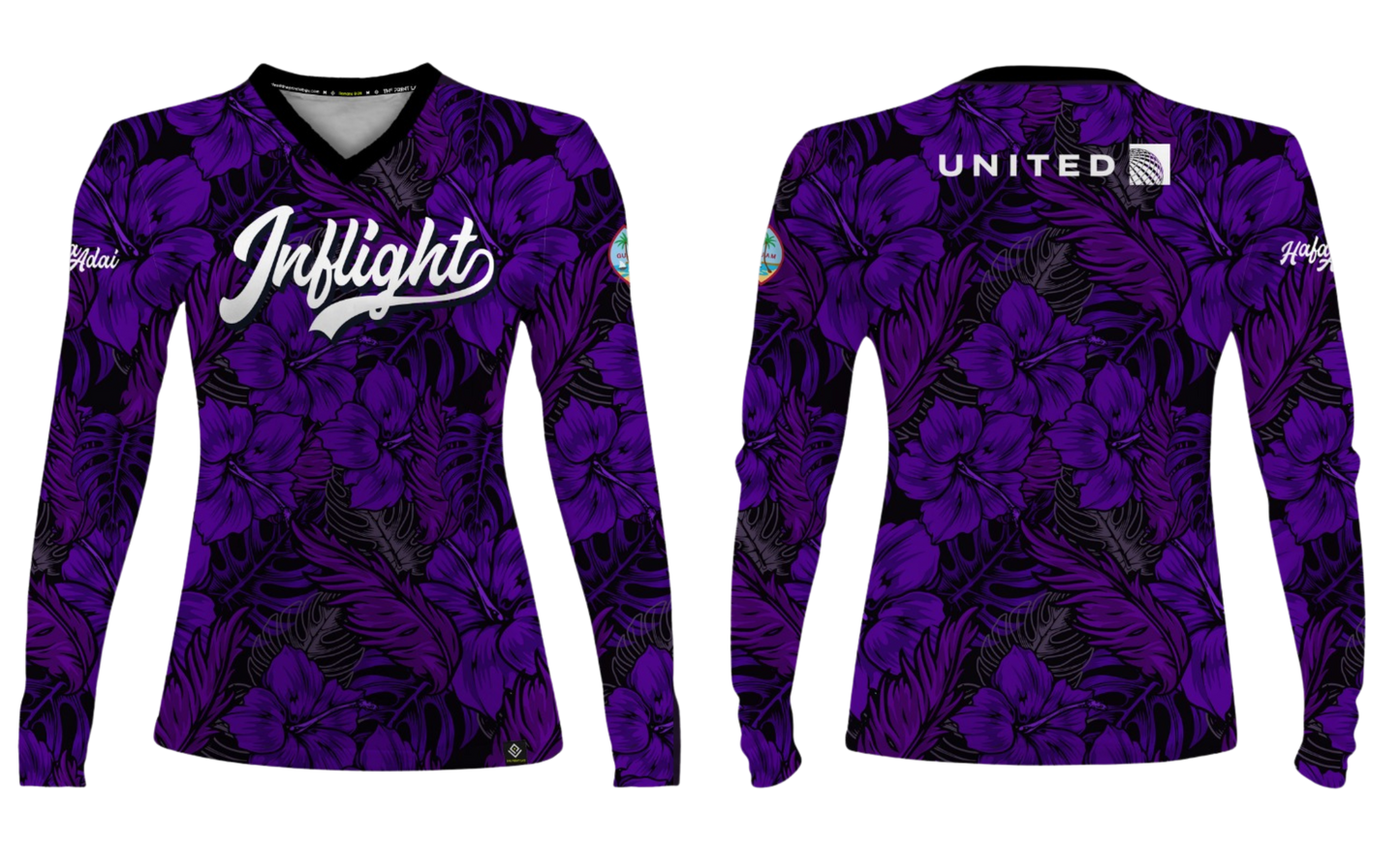UNITED INFLIGHT Sublimated Women's Long Sleeve