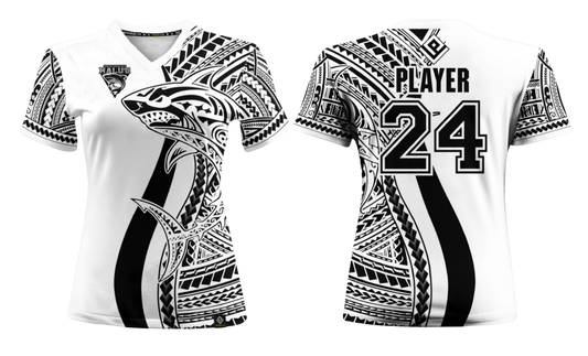 SSHS RUGBY Sublimated Women's T-shirt (White)