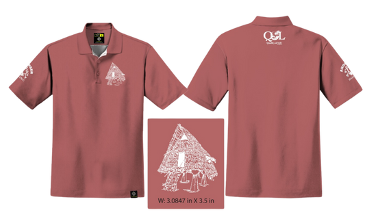 ANDERSEN FAMILY HOUSING Sublimated Men's Polo (Dusty Rose)