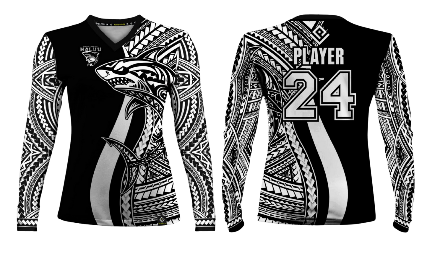 SSHS RUGBY Sublimated Women's Long Sleeve (Black)