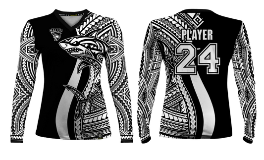 SSHS RUGBY Sublimated Women's Long Sleeve (Black)