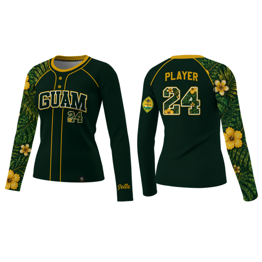 SOTTA SOFTBALL Sublimated Women's Long Sleeve (Green)