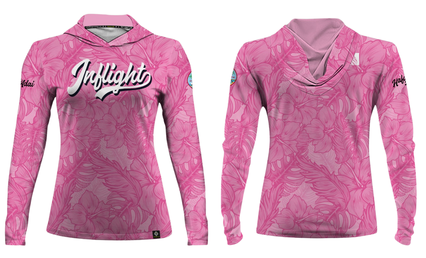 UNITED INFLIGHT Sublimated Women's Long Sleeve with Hood