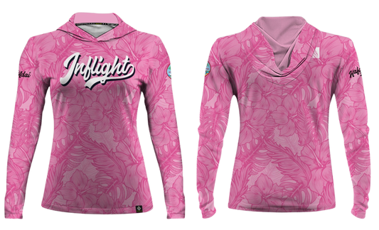UNITED INFLIGHT Sublimated Women's Long Sleeve with Hood