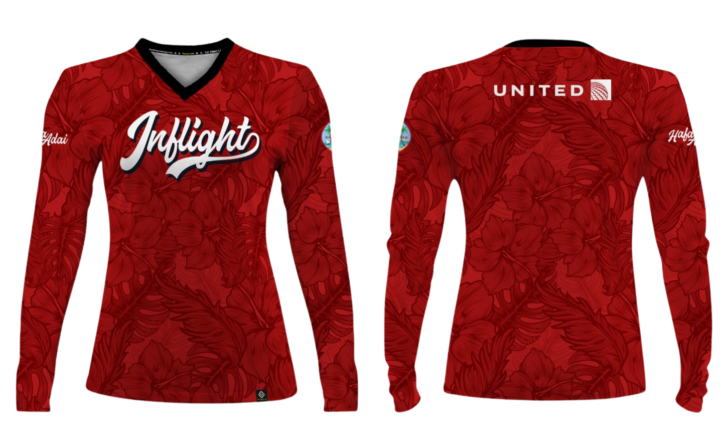 UNITED INFLIGHT Sublimated Women's Long Sleeve