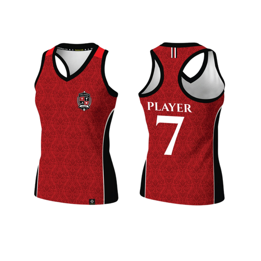 SANTA BARBARA Sublimated Women's Racerback (Red)