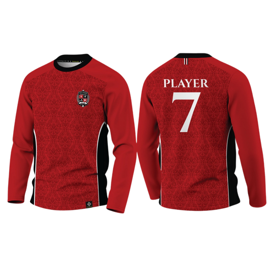 SANTA BARBARA Sublimated Men's Long Sleeve (Red)