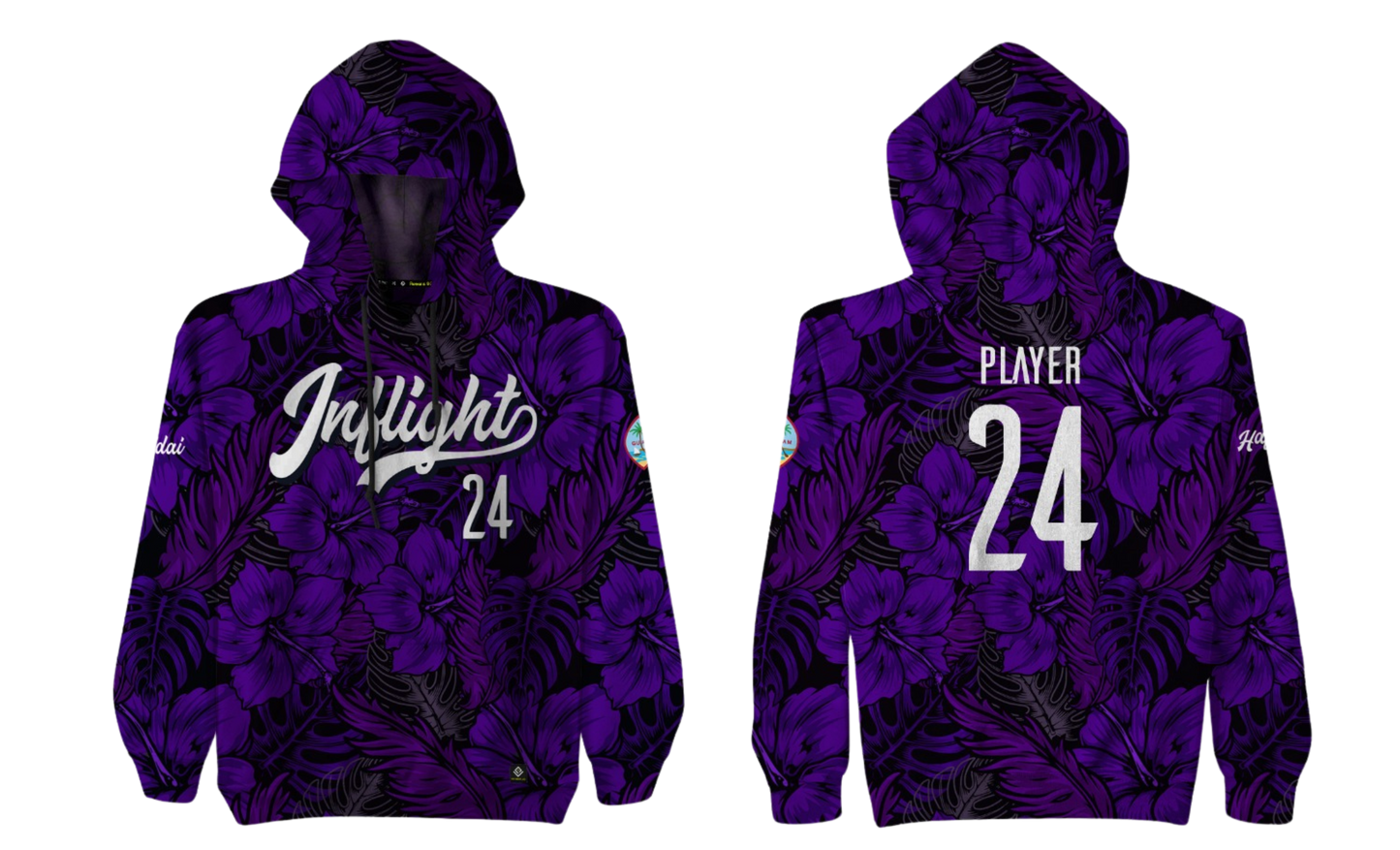 UNITED INFLIGHT Sublimated Men's Pullover Hoodie Jacket