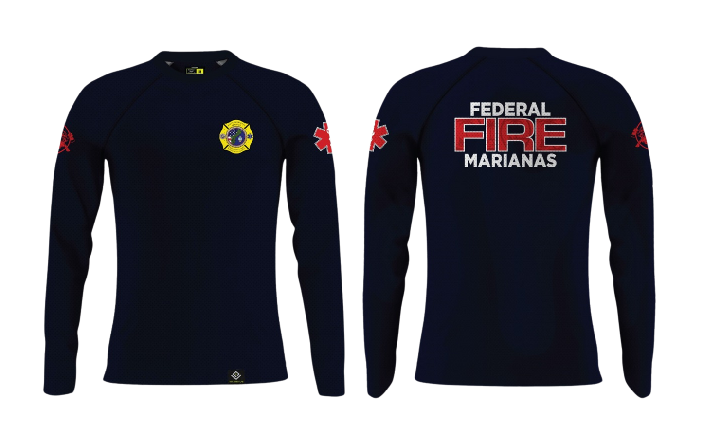 FEDERAL FIRE MARIANAS Sublimated Long Sleeve Raglan Cut